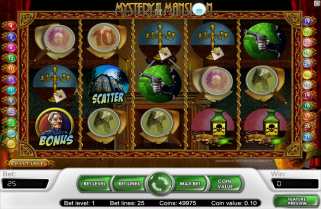 Jeux machine a sous Mystère au manoir