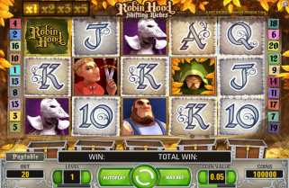 Jeux machine a sous Robin des Bois