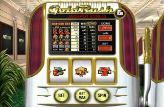 Jeu slot machine La ruée vers l'or