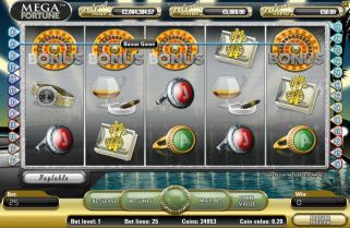 Jeu slot machine Mega Fortune