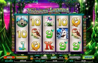 Slot machine Légende de la Licorne
