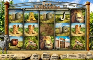 Jeu slot machine Zoo Zillionaire